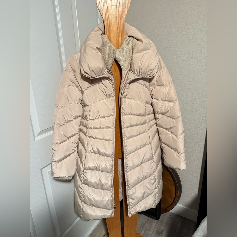 Jessica Simpson Beige Puffer Coat